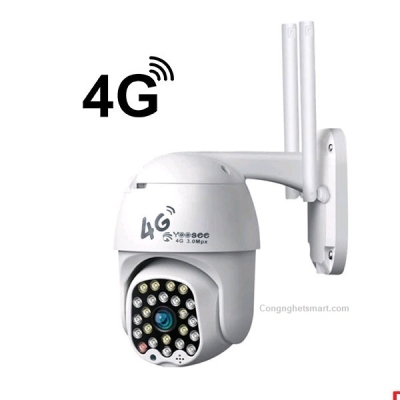 CAMERA NGOÀI TRỜI SỬ DỤNG SIM 4G, CÓ MÀU BAN ĐÊM